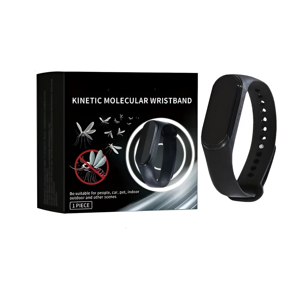 Natural Insect Repellent Wristband, Mosquito Protection Bracelet