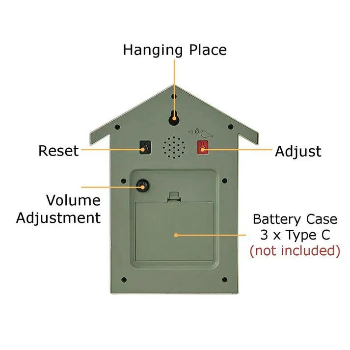 Traditional Cuckoo Clock for Wall Hanging