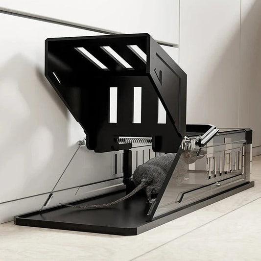 Automatic Mouse Trap Cage with Pressure Activated Trigger