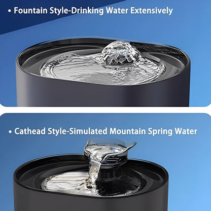 Cat Drinking Fountain and Water Dispenser