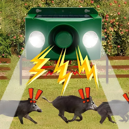 Animal Repellent Solar Powered Warning Lights for Night