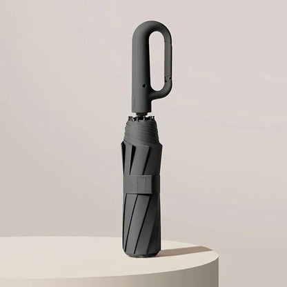 Compact Folding Umbrella Reinforced for Travel and Durability