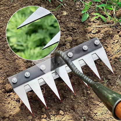 Handle Rakes for Lawn Care and Garden Cleanup