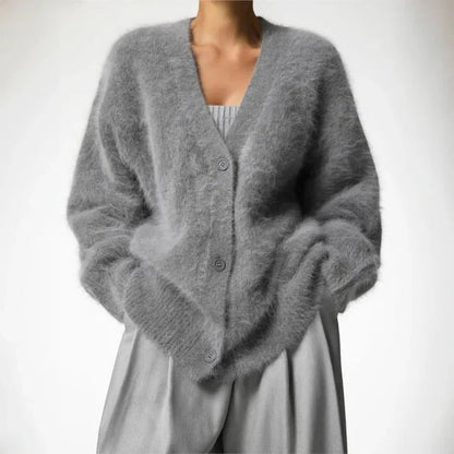 Womens Round Neck Sweater Cashmere Knitwear for Winter