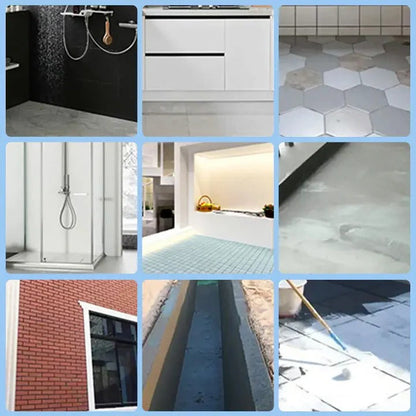 Transparent Waterproof Adhesive Coating for Bathroom Floor and Cracks
