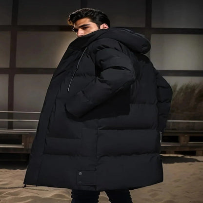 Mens Waterproof Long Jacket for Winter and Snow