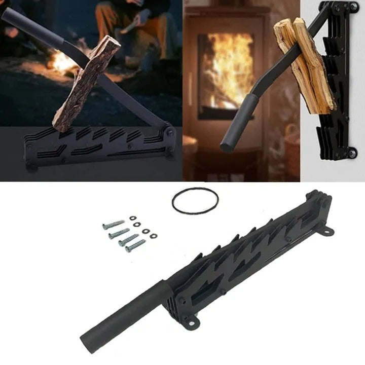 Firewood Kindling Splitter Wall Mounted for Log Splitting