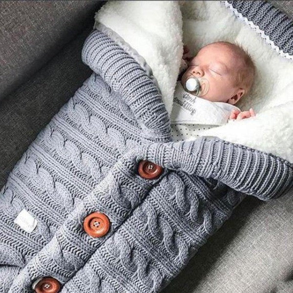 Soft Cotton Baby Blanket for Swaddling and Receiving