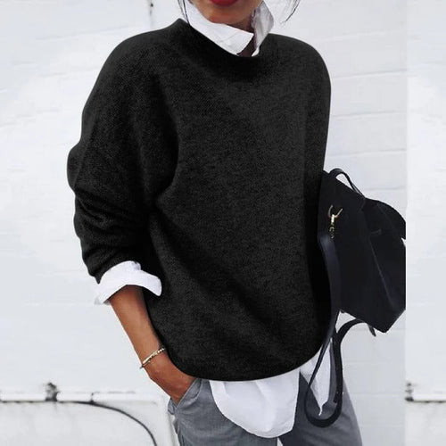 Knitted Pullover Sweater Long Sleeve for Women