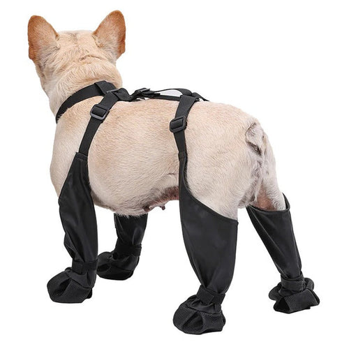Dog Boots Adjustable with Straps for Outdoor Use