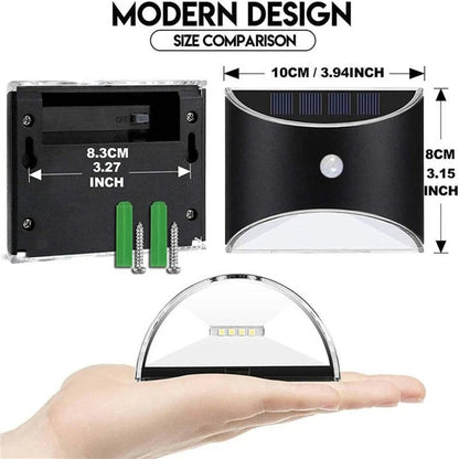 Outdoor Motion Sensor Stair Lights and Fence Light LED Waterproof