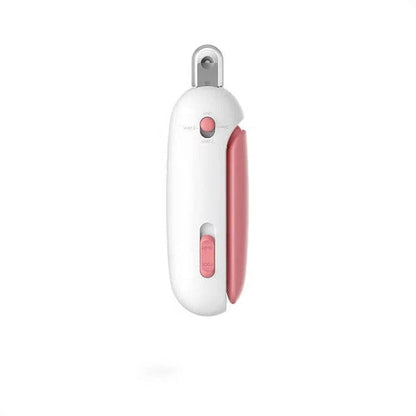 Cat Nail Clippers with Safety Guard and Integrated Nail File