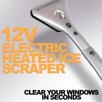 Electric Windshield Scraper with Integrated Heating