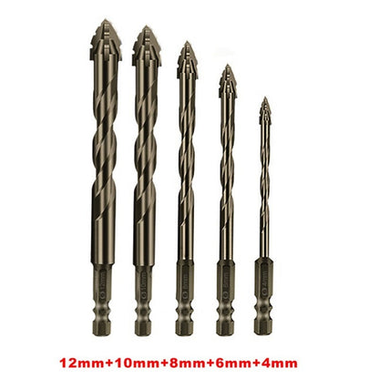 Professional Grade Eccentric Drill Bit with Serrated Cutting Edges