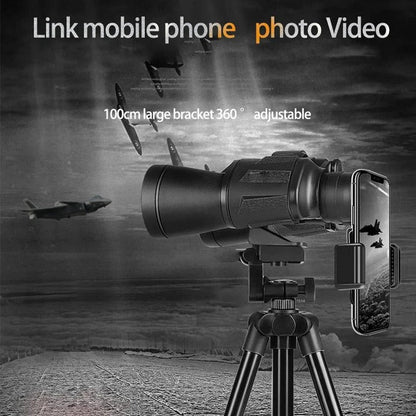 High Power Long Range Binoculars with Large Objective Lens