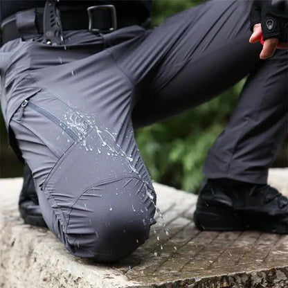 Winter Cargo Trousers for Men and Waterproof Thermal Pants