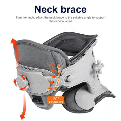 Adjustable Neck Stretcher Pillow with Heat, Cervical Support Device for Relaxation and Posture Support