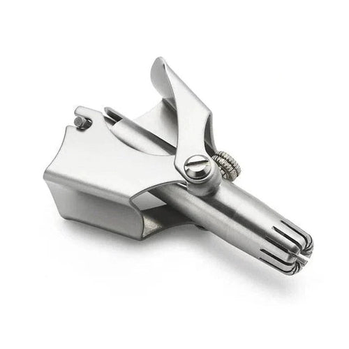 Stainless Steel Manual Nose Hair Trimmer for Men