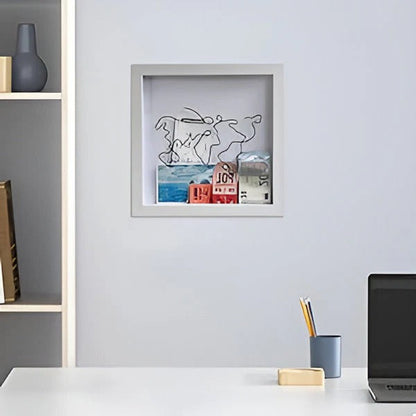 Travel Adventure Archive Box and Decorative Memory Display Frame