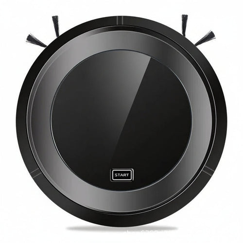 Slim Robot Vacuum Cleaner, 90 Min Runtime Automatic Floor Sweeper with Smart Sensors