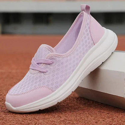 Soft Sole Mesh Comfort Orthopedic Shoes for Women with Breathable Fabric and Supportive Walking Foundation