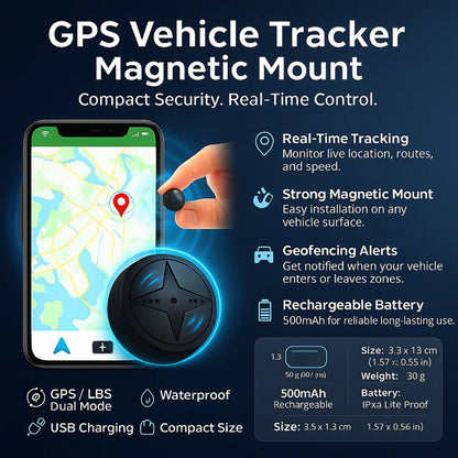 Magnet Car Tracker and GPS Tracking Mount