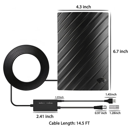 Indoor 4K TV Antenna for Free Local Channels