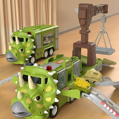 Dual Dinosaur Truck and 2-in-1 Creature Toy