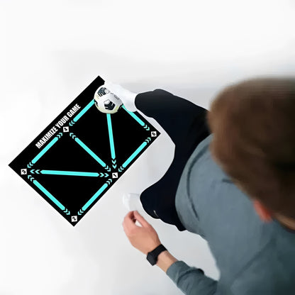 Indoor Football Training Mat with Video Guided Training Sessions