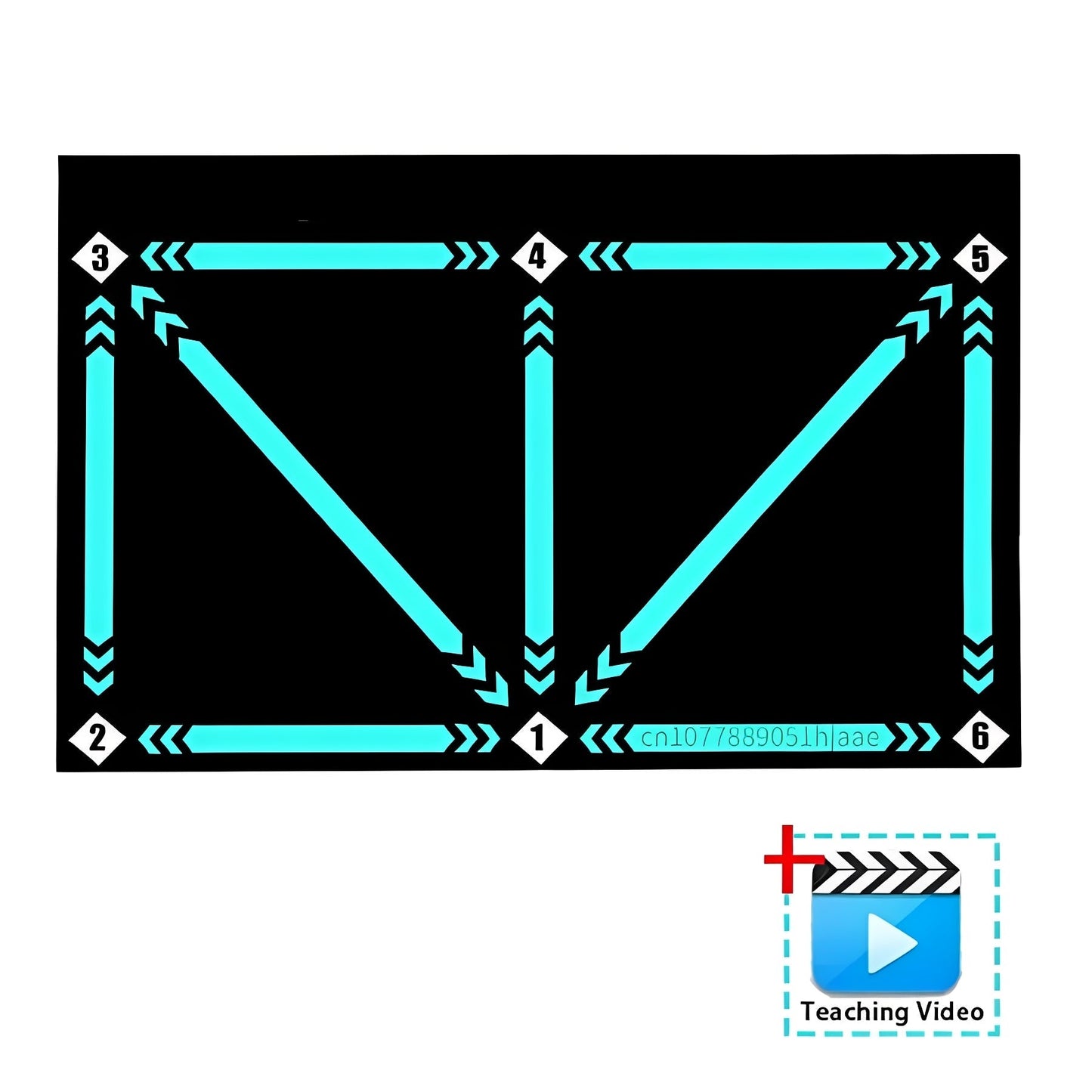 Indoor Football Training Mat with Video Guided Training Sessions