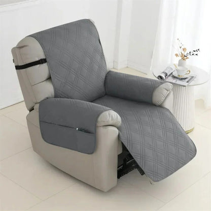 Quilted Waterproof Recliner Slipcover, Pet Friendly Furniture Protector