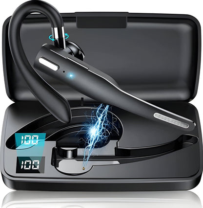 Trucker Dual Mic Wireless Bluetooth 5.1 Noise Cancelling Headset/Earpiece