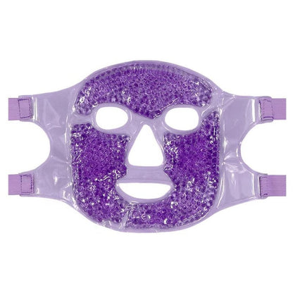 Reusable Gel Bead Eye and Face Cooling Mask with Hot and Cold Therapy for Puffiness and Relaxation