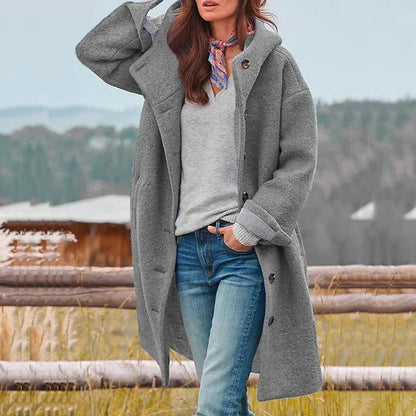 Insulated Cold Weather Coat for Women with Thermal Lining and Heavyweight Fabric