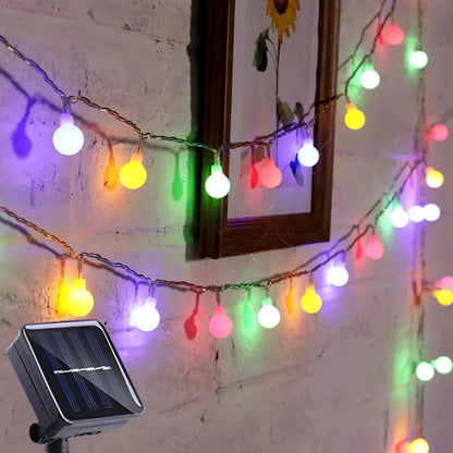 Solar-Powered Fairy Lights For Outdoor Use