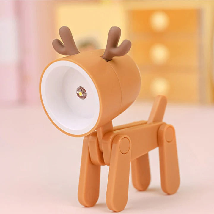 Rechargeable Animal Shaped Night Light with Soft Glow