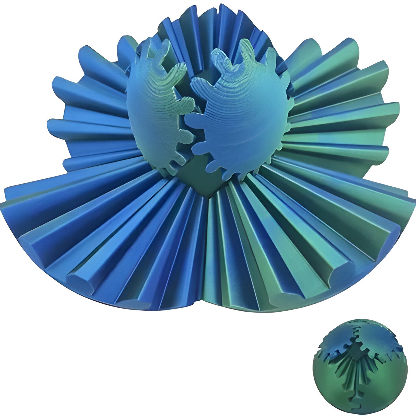 The Steampunk Whirling Wonder Fidget, Gear Ball
