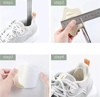 Silicone Heel Pad Inserts with Cushioned Support