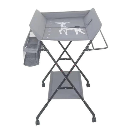 Foldable Baby Changing Table for Bath Use with Height Adjustment