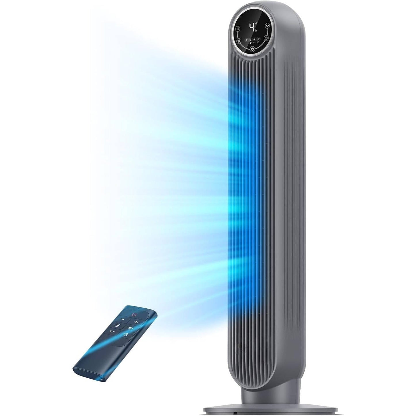 Portable Ac Unit Air Conditioner for Home and Office, Bladeless Air Cooler Tower Fan, Ultra Quiet, 8 Speeds, 4 Modes