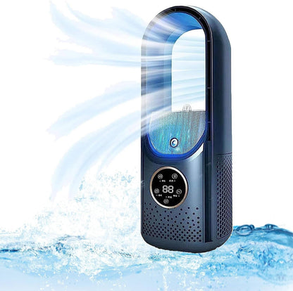 Portable AC Air Conditioner Cooler Fan with Humidifier and Purifier, DC Brushless Motor, Smart Timer