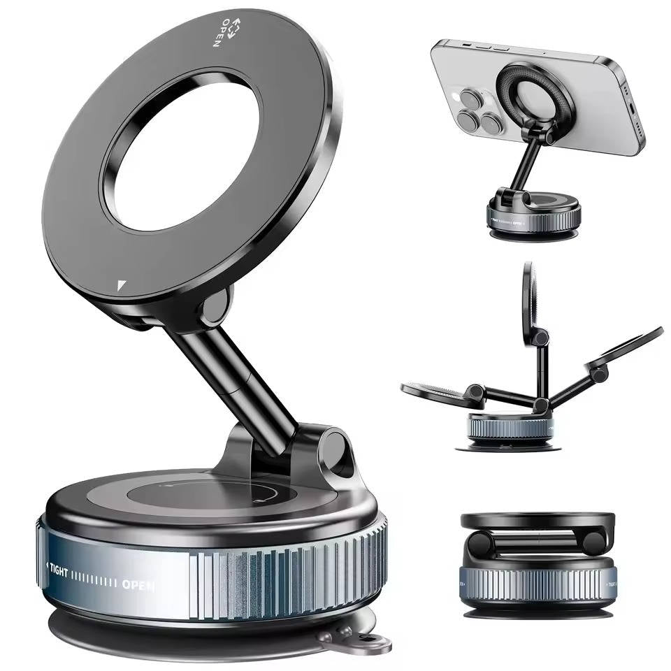 MagSafe Foldable Magnetic Car Phone Mount, Hands Free 360 Degree Design