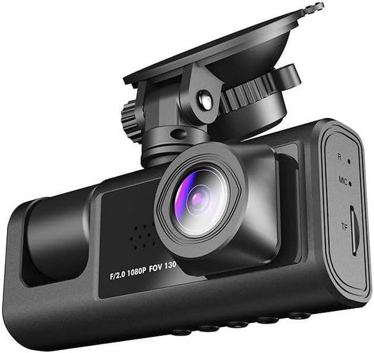 Car Dashcam Front and Rear with 2 Inch Display Screen, High Resolution, Parking Monitor