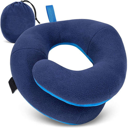 Travel Neck Pillow for Airplane Long Flights and Car Rides
