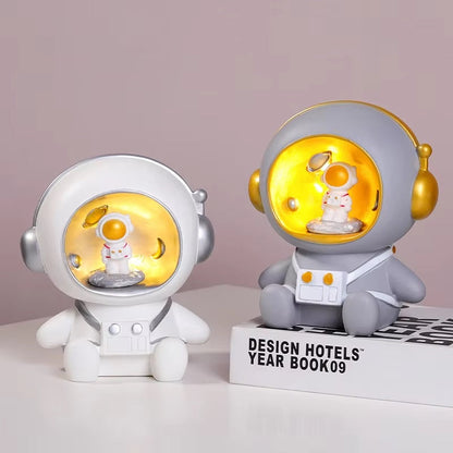 2-in-1 Astronaut Piggy Bank and Night Lamp For Kids