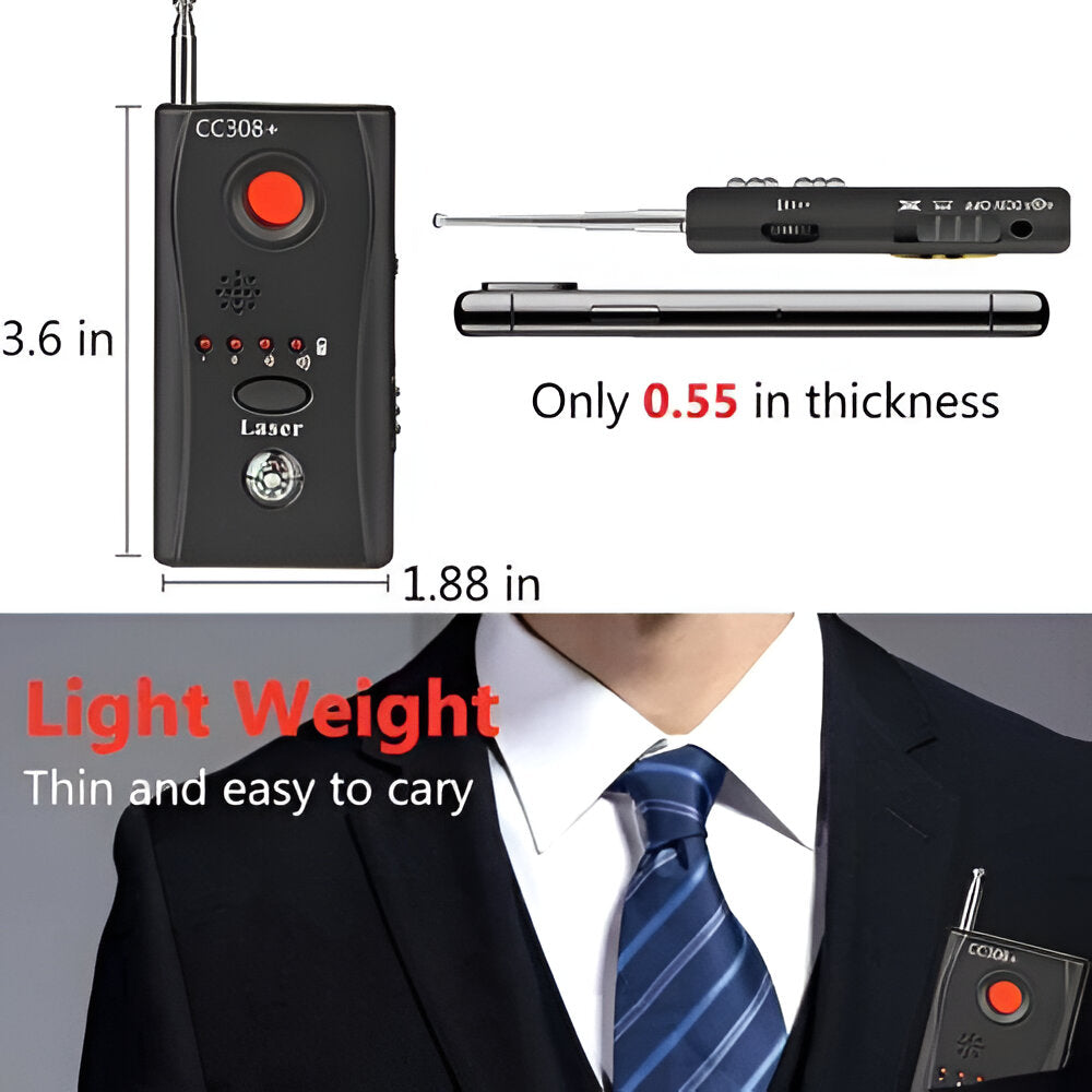 Hidden Camera and Microphone Detector Bug Finder for Security