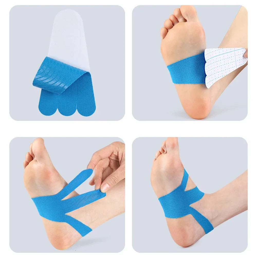 Waterproof Kinesiology Tape for Feet and Active Use