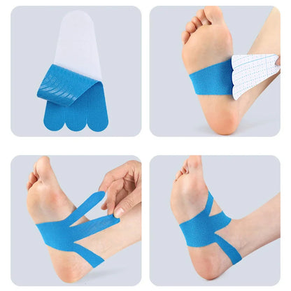 Waterproof Kinesiology Tape for Feet and Active Use