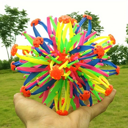 Expandable Breathing Sphere with Collapsible Lattice Design