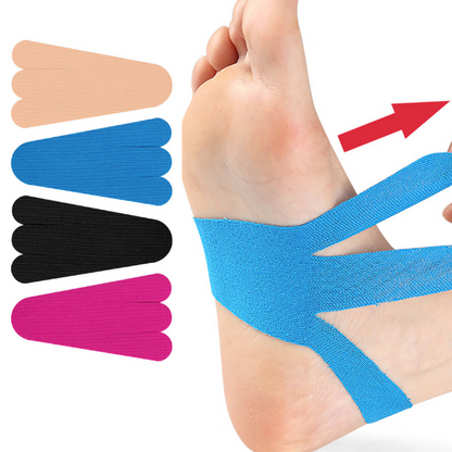 Waterproof Kinesiology Tape for Feet and Active Use